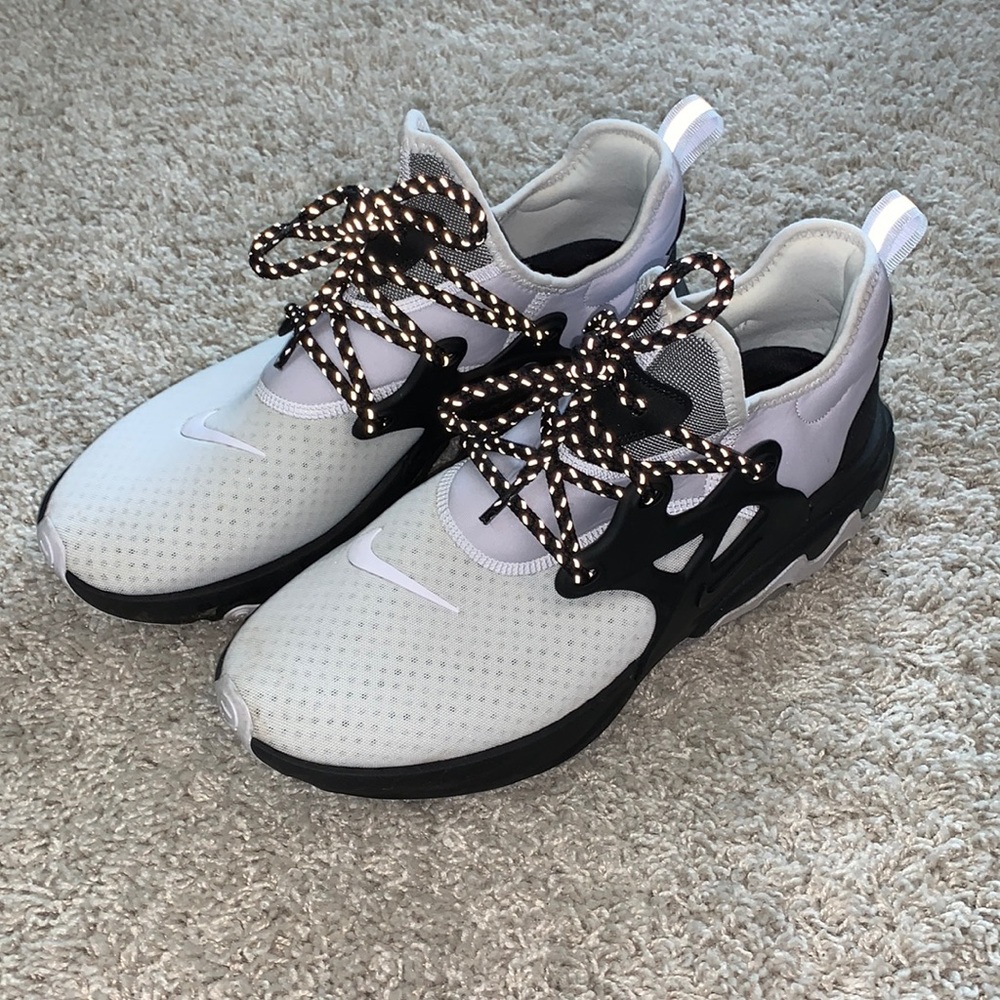 Nike iD Custom REACT Presto White/Reflective/Black